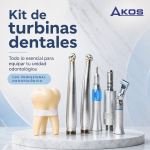 Kit de Turbinas Dental Akos — Línea Profesional