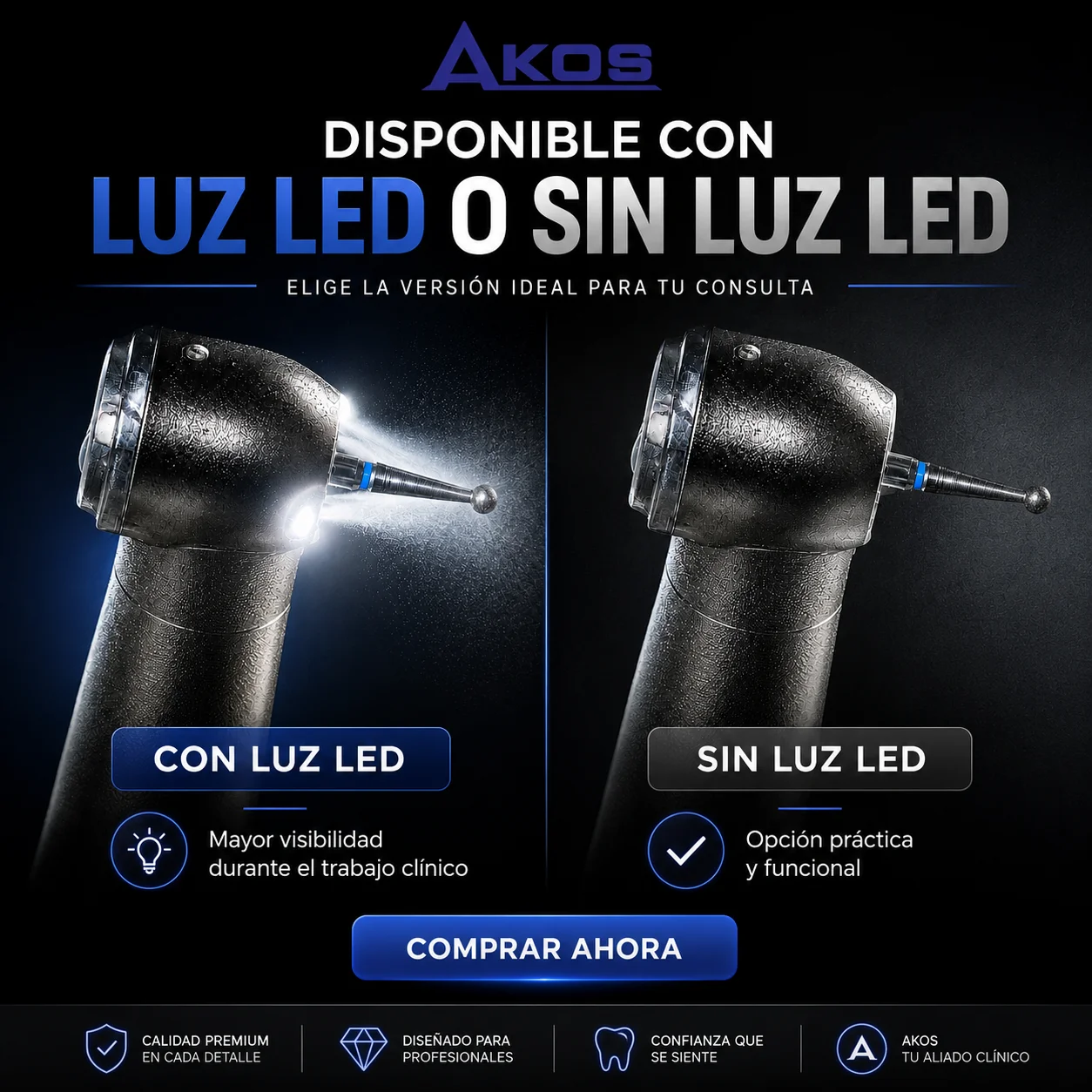 Kit de Turbinas Dental Akos — Línea Profesional - Imagen 5